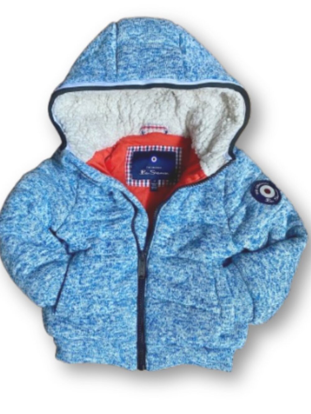 Ben Sherman Blue Heather Toddler Coat Jacket Size 3T Classic Warm